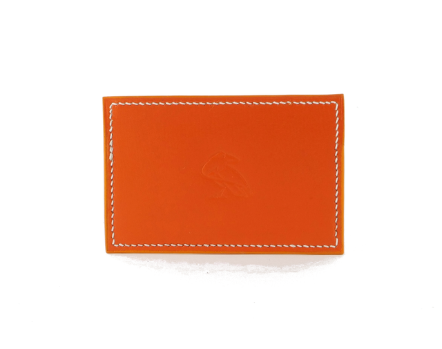 Porte-Carte KESHIKI Orange motif Torii fil blanc