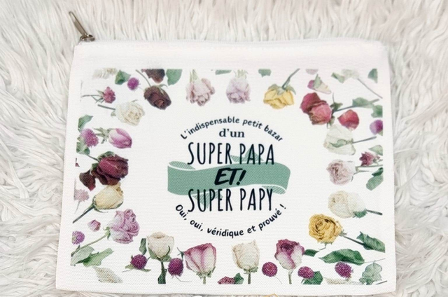 Pochette Super papa et ! Super papy