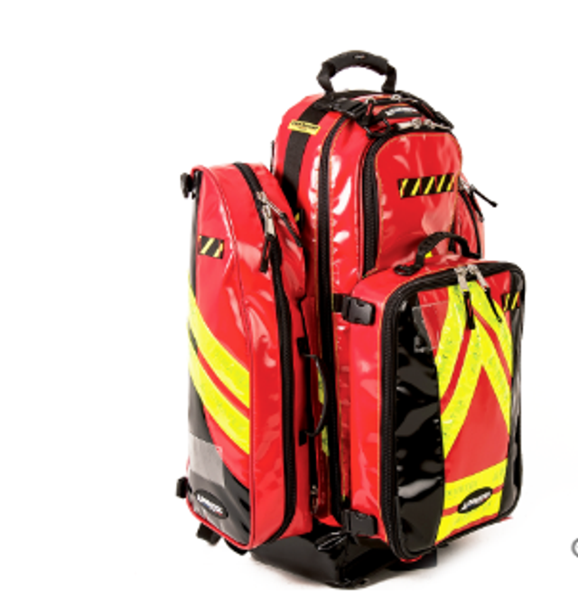 COYOTE Mochila de oxigenoterapia PVC Rojo DIMATEX