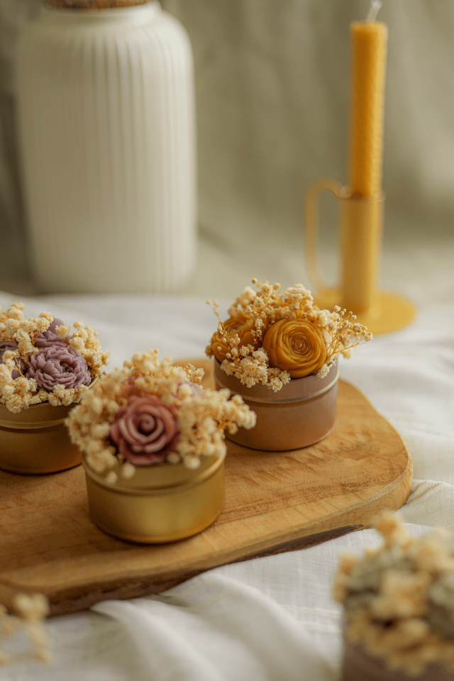 Bouquet miniature fleurs d'abeille