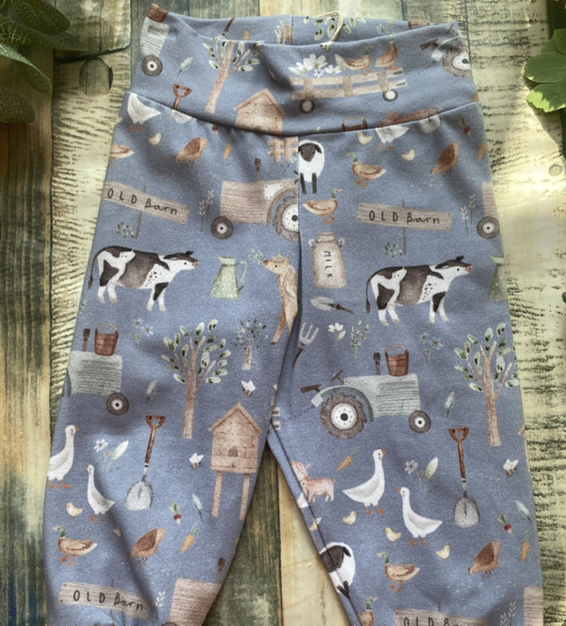 Lilac Farm Leggings 3-6m