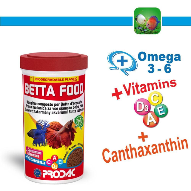Mangime per Betta 100 ml Prodac