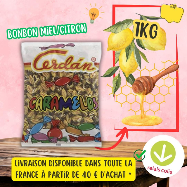 🟢 Bonbons au Citron 🍋 &amp; Miel 🍯Naturel