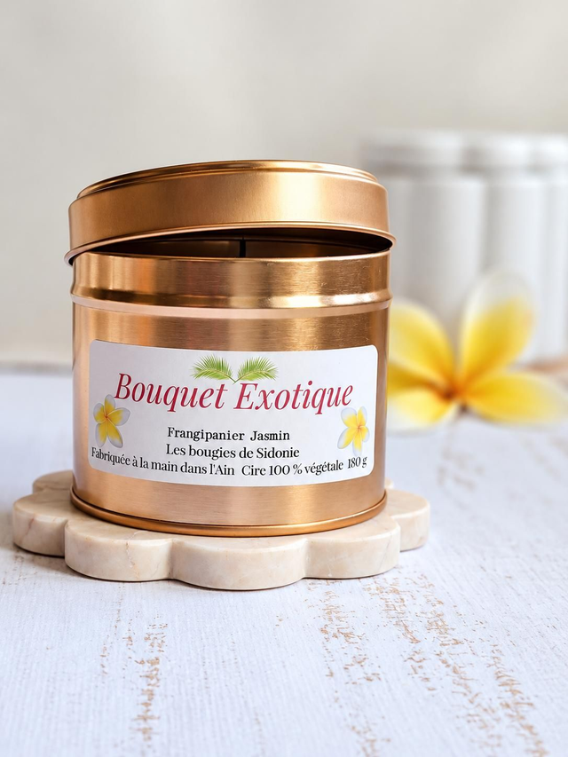 Bougie Frangipanier Jasmin 
