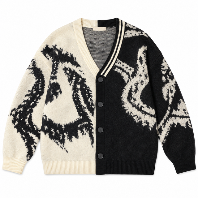 Cardigan Yin-Yang #681