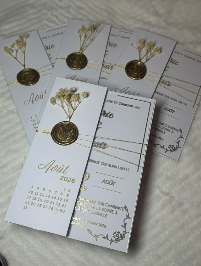 Faire part PLEXIGLASS