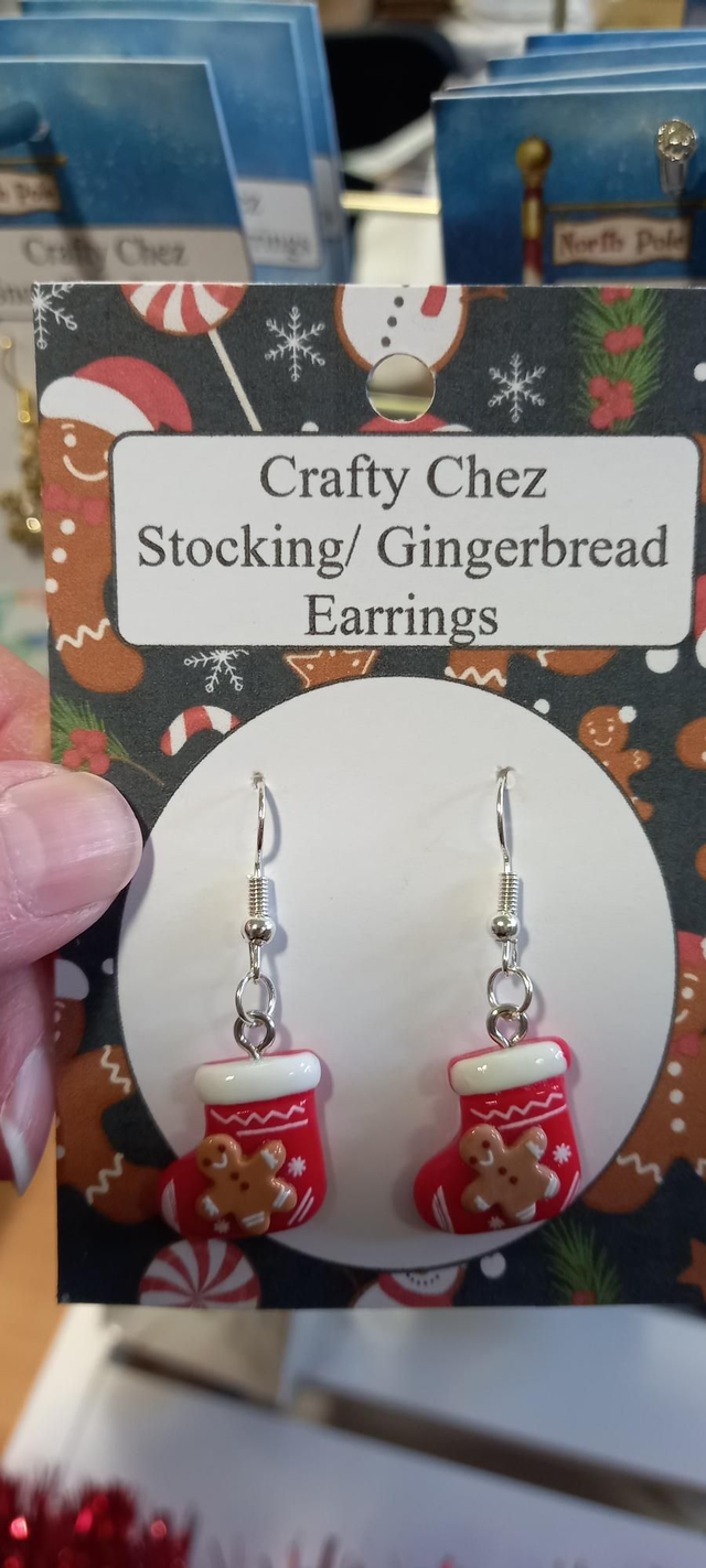 Christmas earrings 