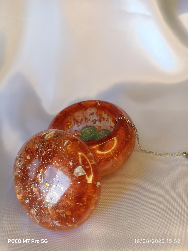 Boîte ronde bleu roi