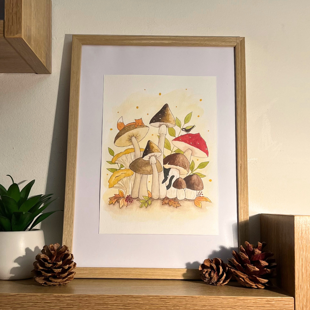 La forêt des champignons géants ✨ A5