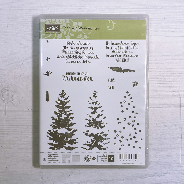 Tage wie Weihnachten (Stempelset Klarsicht)