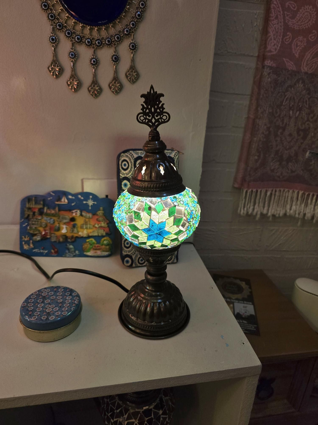 Small Mosaic Table Lamp