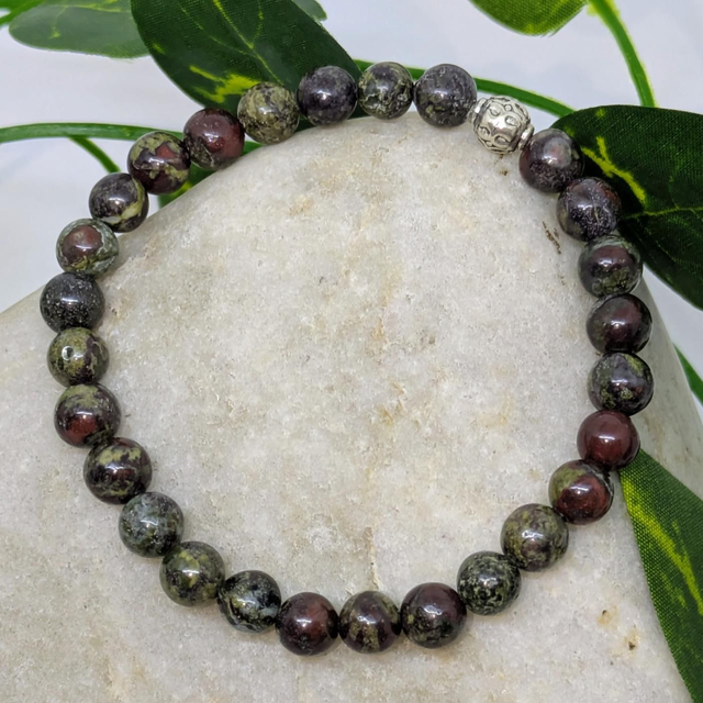 Bracelet &quot;Dragon stone&quot; 6mm BR-046