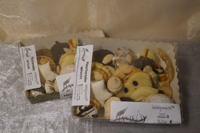 Gemischter Plätzchenteller