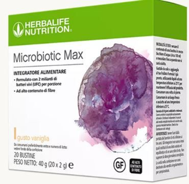 Herbalife® Microbiotic Max – 2 Miliardi di Fermenti e Fibre per il Benessere Intestinale