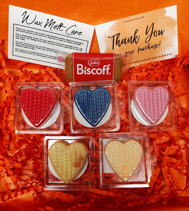 READY TO POST Wax Melt Sample Box (5 Samples) 