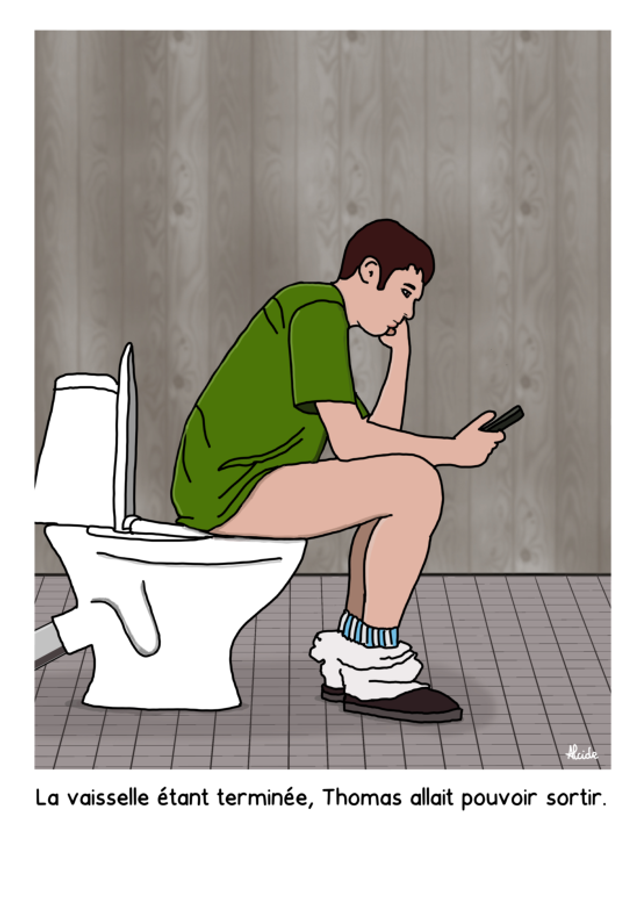 Thomas et la vaiselle