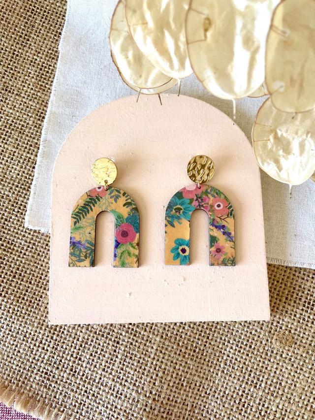 Boucles d’oreilles Arche simple - Couleurs variées (doré)