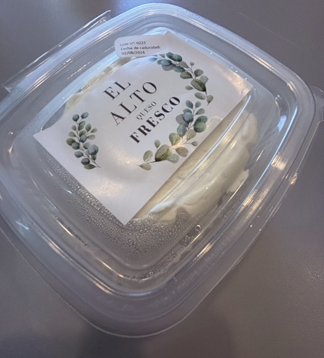Queso Fresco Pasteurizado El Alto