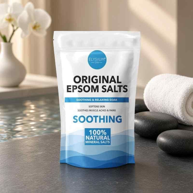 Elysium Spa Epsom Salts Original Natural – 450g | Bath & Body Care