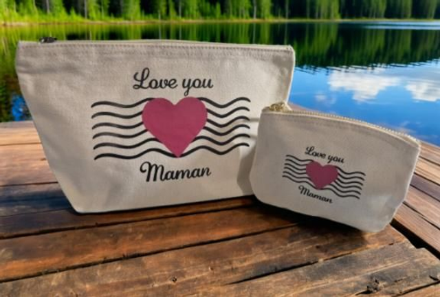 Duo trousse de toilette et porte monnaie 