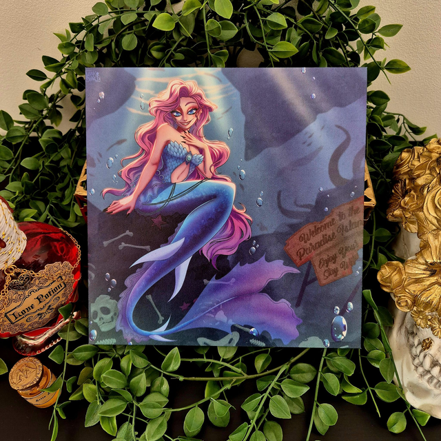 Tableau Print Forex PVC Morgana The Creepy Mermaid