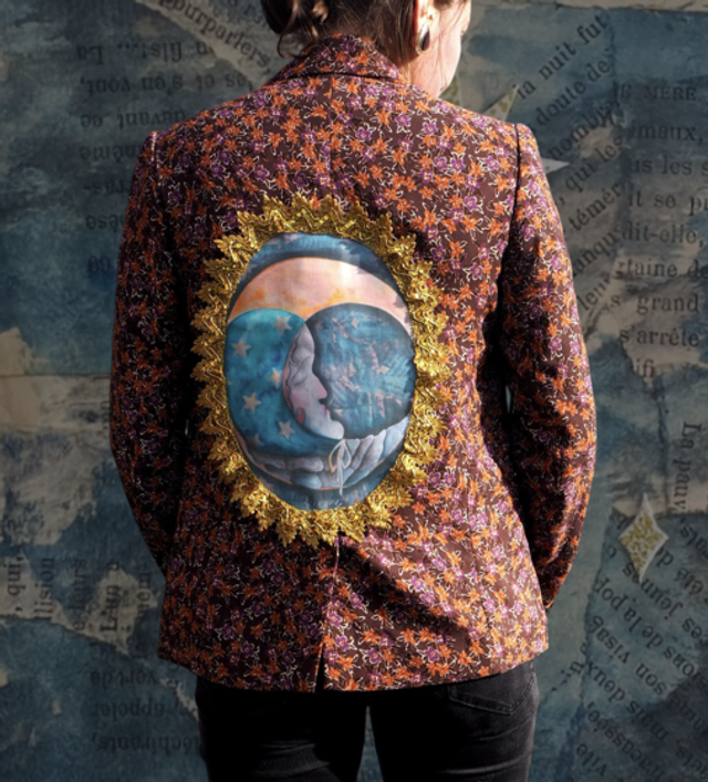 Blazer fleuri d’été bohème 