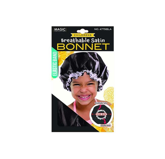 Magic Collection Children&#039;s Breathable Satin Bonnet 