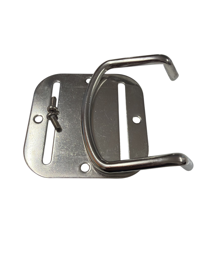 Bestdivers plaque inox rigide D-ring, modulable