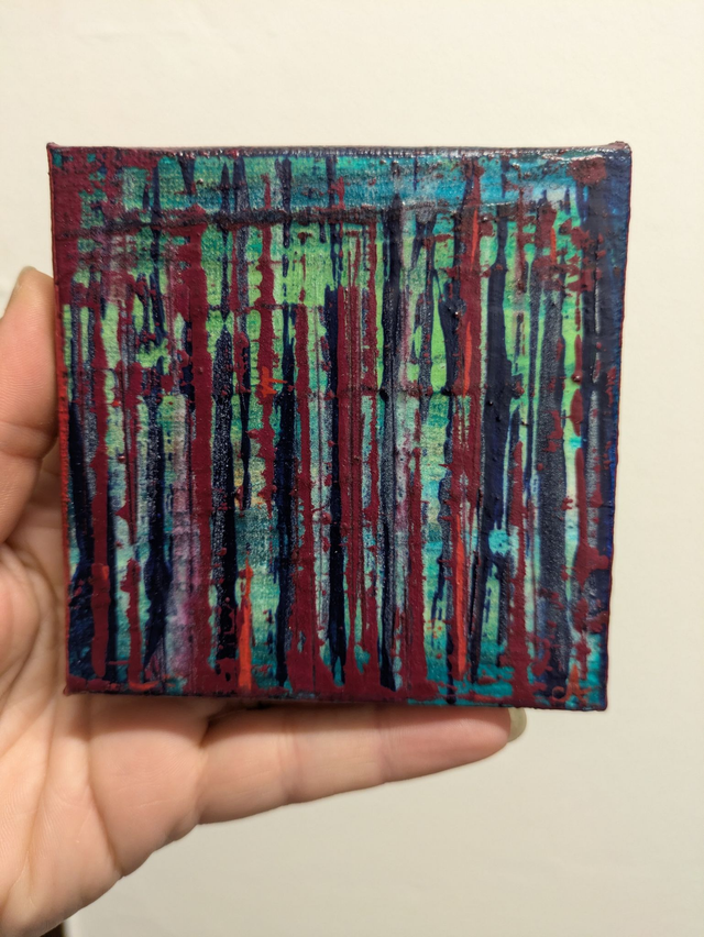 Orginal - selbstleuchtendes Minibild 10x10 cm