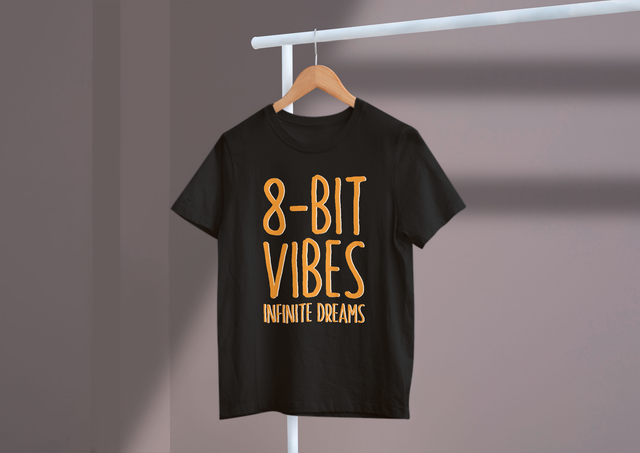8-Bit Vibes Infinite Dreams Retro Gaming Nostalgia Fun. 8-Bit Vibes Infinite Dreams Retro-Gaming-Nostalgie-Spaß