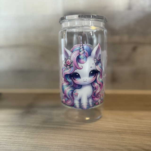 Kunststoffbecher Einhorn