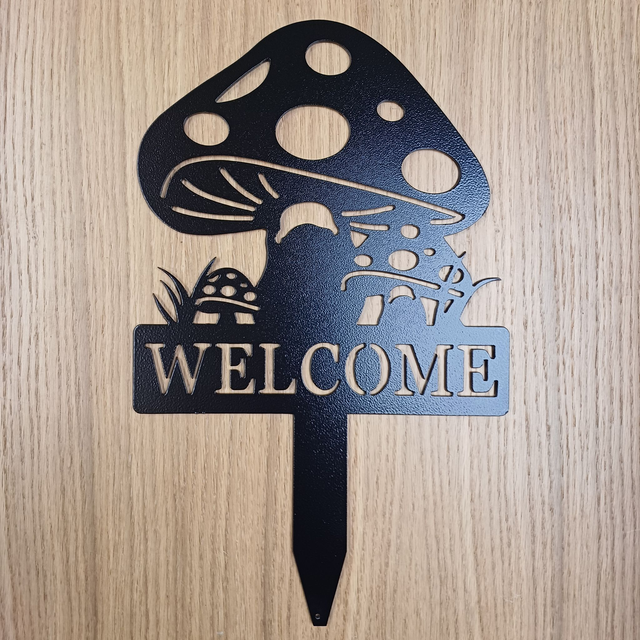 Welcome Mushroom Garden Spike
