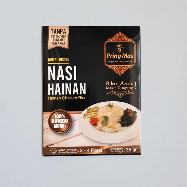 PRINGMAS Nasi Hainan - Préparation de Riz Hainan