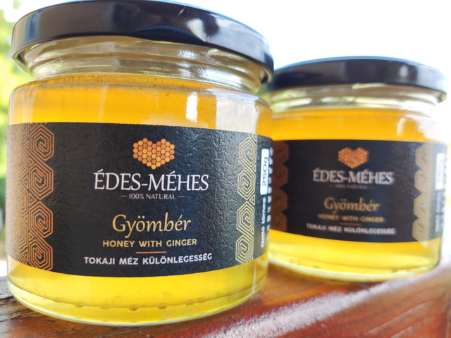 Gyömbéres méz, honey with  ginger 250g