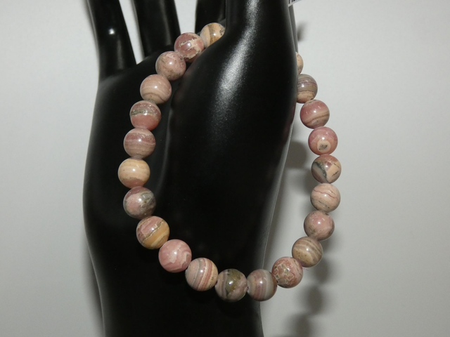 8mm Rhodochrosite A+