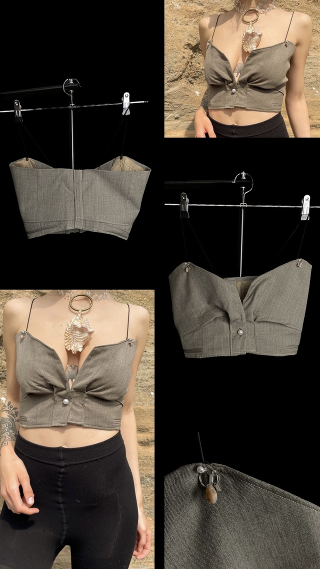 Bustier Upcycled - Paul(e) S