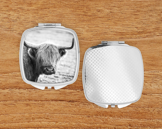 "Highland Cow" Compact Mirror   