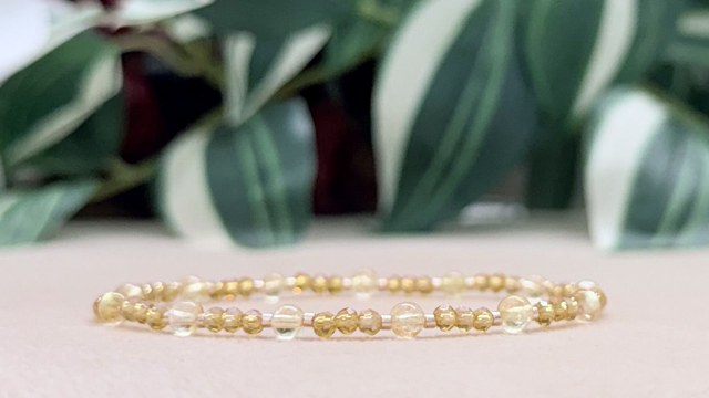 Bracelet | Citrine - Sobre