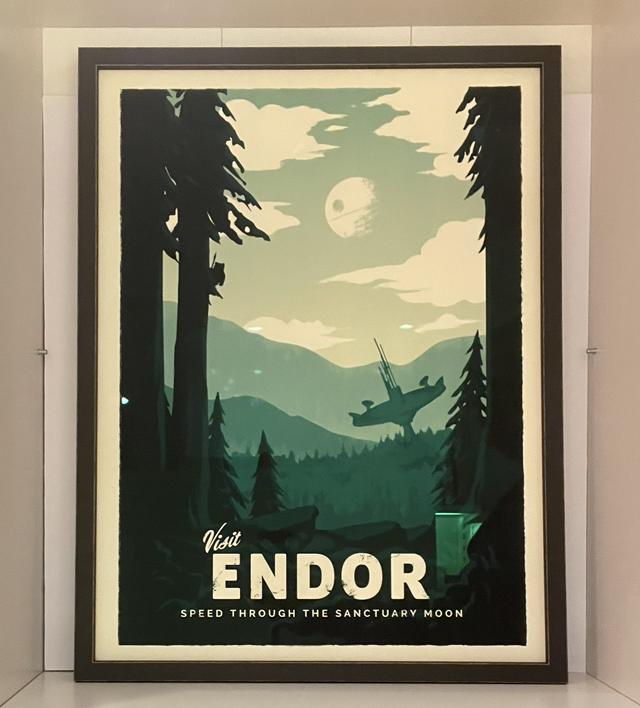 Star Wars Endor - Druck gerahmt 
