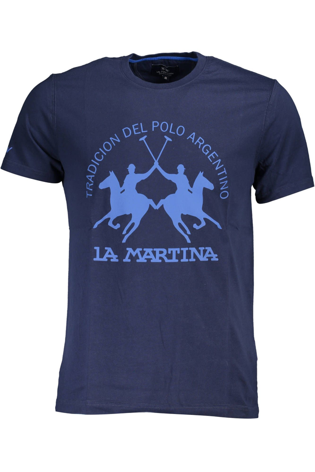 LA MARTINA T-SHIRT MANICHE CORTE UOMO BLU