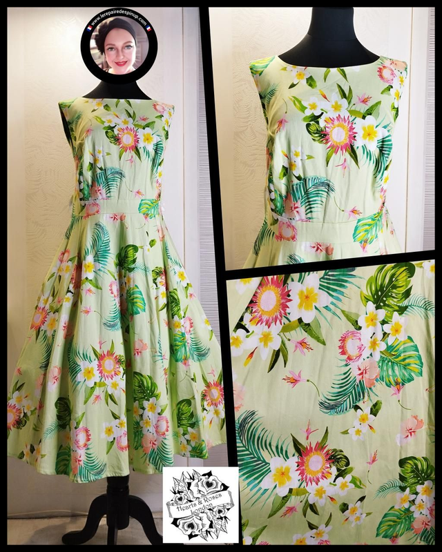Robe Hearts &amp; Roses Luisa Tropical Swing T46