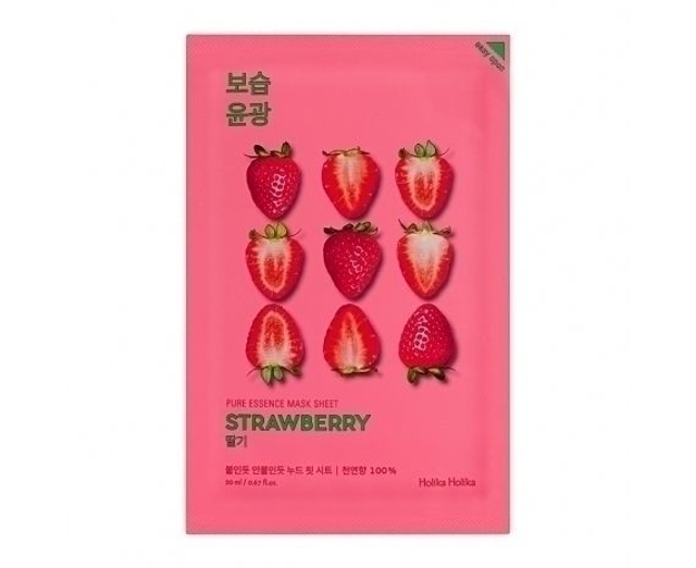 maschera viso alla fragola  marca coreana Holika Holika