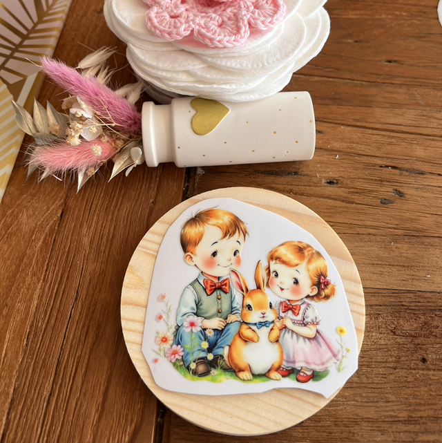 Sticker permanent vintage 