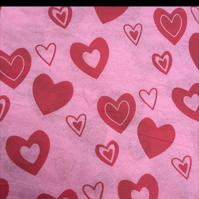 Candy Hearts Tissue Paper