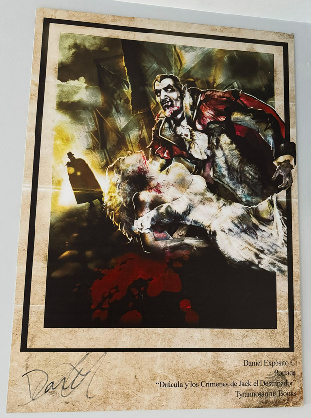 Portada de Terror "Dracula y los Crimenes de Jack el Destripador"