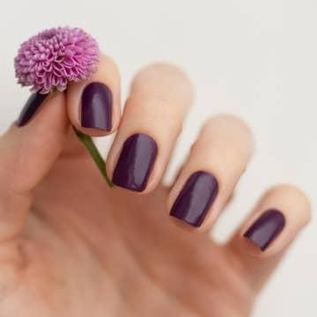 Manucure prune