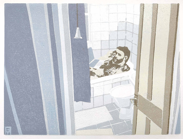 Homeworking in the bath