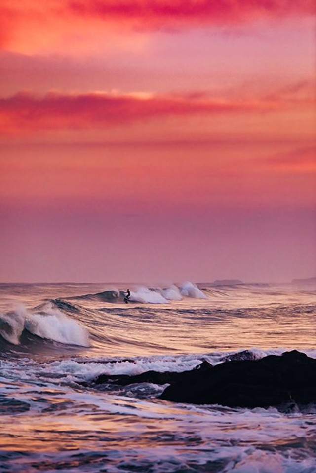Bidart - Surf à la plage du centre
