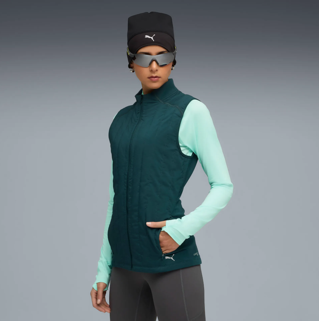 W RUN CLOUDSPUN WARMLBL VEST