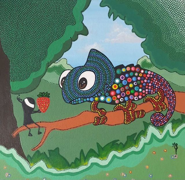 Clara et le caméléon